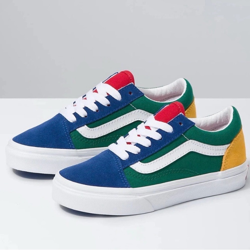 Vans Multicolor Sneakers with Red Accent
